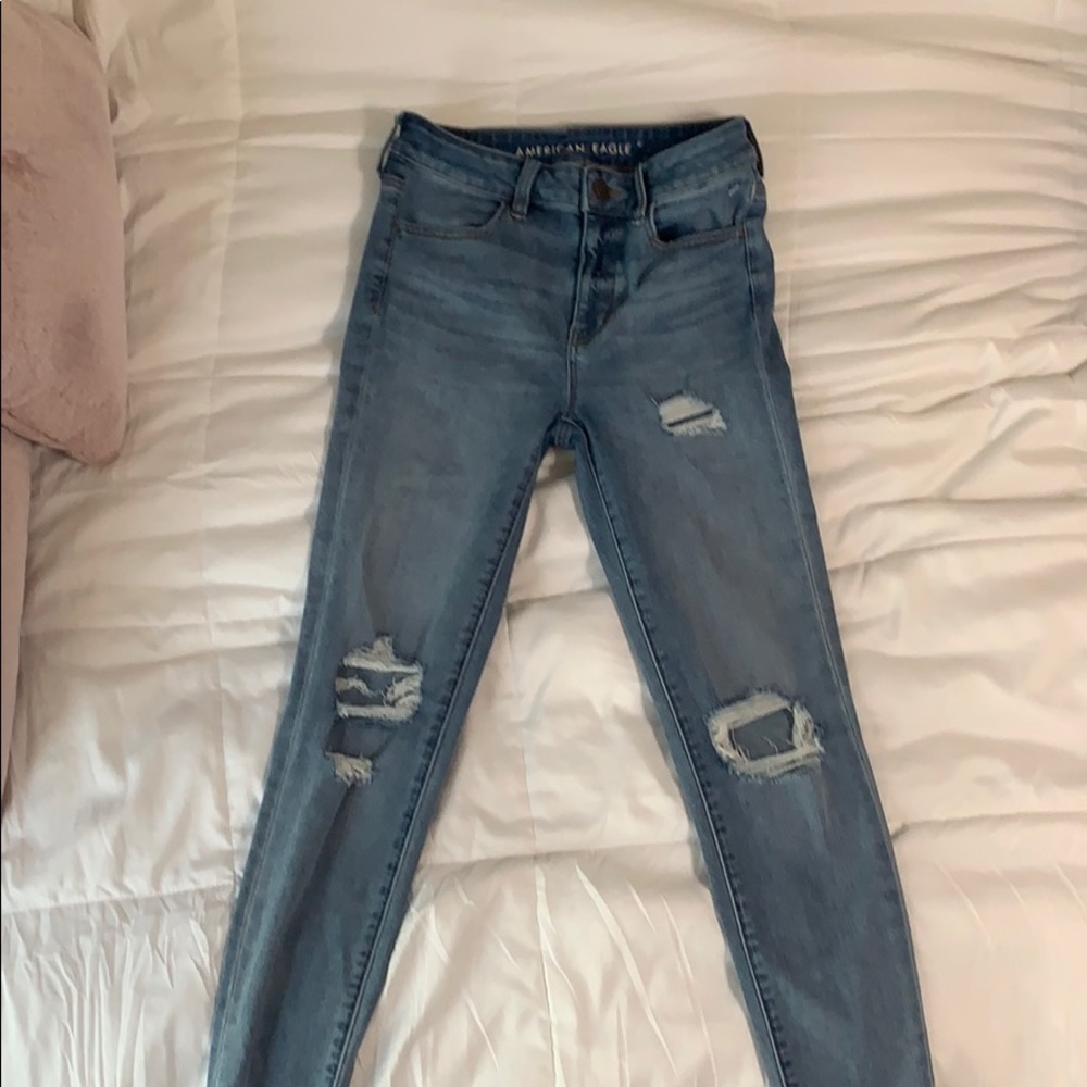 American Eagle Next Level Ripped Jeggings